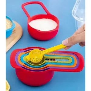 6 in 1 Measuring Cups 
Colour: Multicoloured