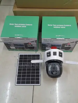 4g 4mp True Color View Solar Two Screen Outdoor Solar Camera