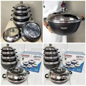 Dessini 10pcs Cookware Black