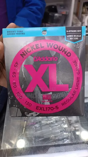 D' Addario Exl-170-5-regular Light 5 String Bass Strings