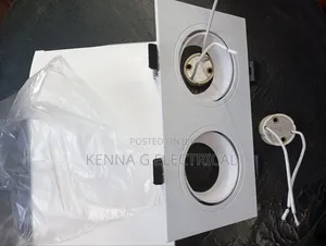 Double Head Recessed Mounted Gu10 Adjustable Down Light