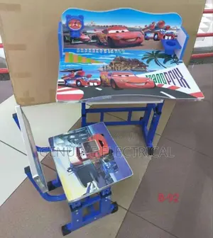 Kids Study Desk Adjustable Kids Study Table Desk Blue