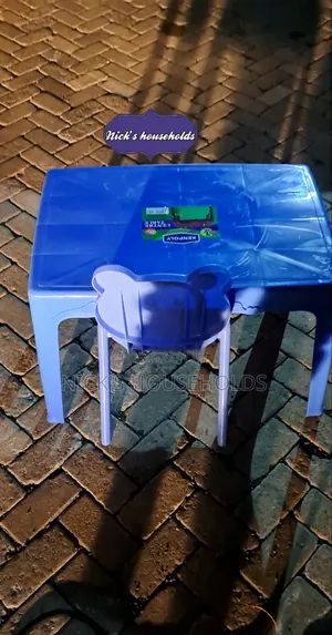 Kids Plastic Table With a Plastic Chair