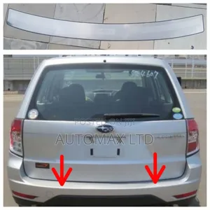 Sh5: Subaru Foresta, Rear Bumper Chrome Guard (Protector)