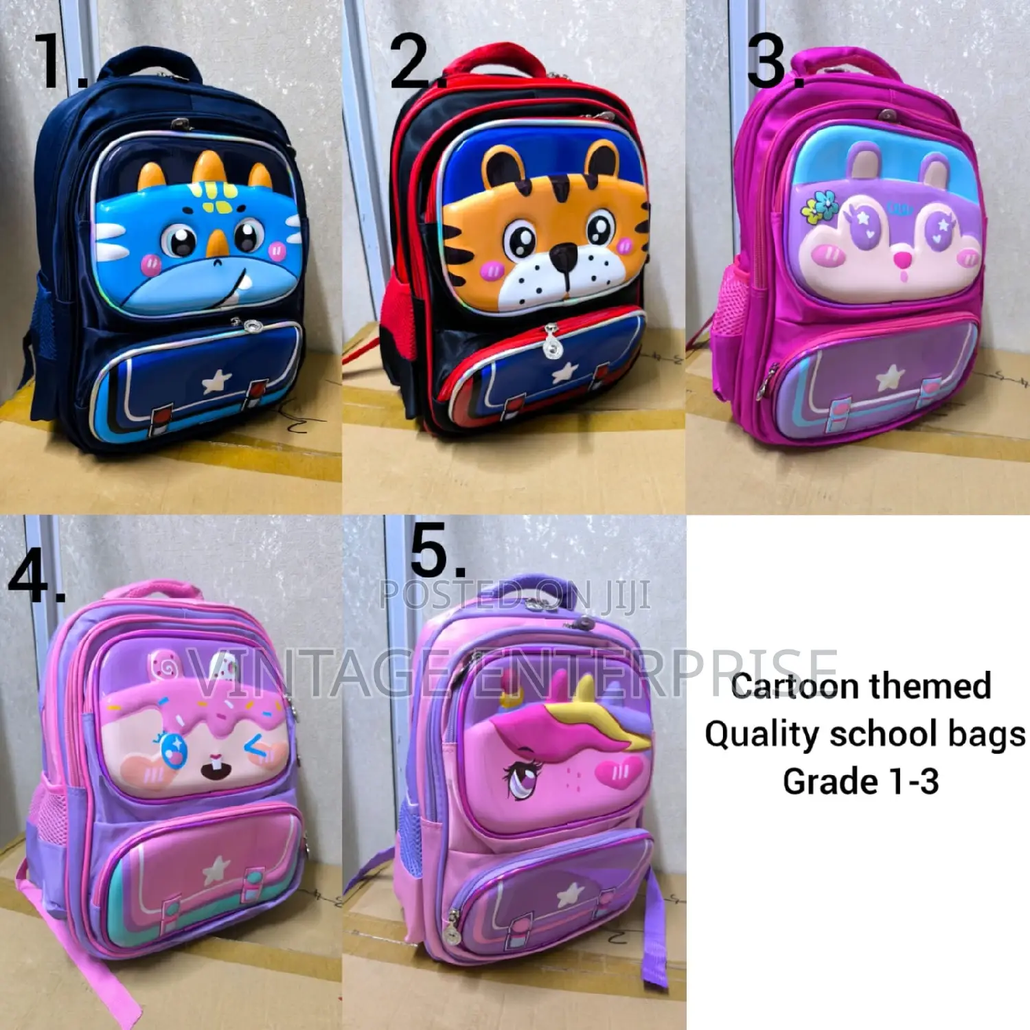 Cartoon Themed School Back Pack