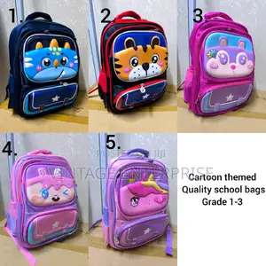Cartoon Themed School Back Pack