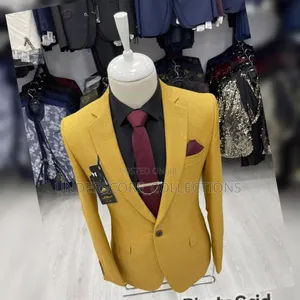 Mustard Male Blazers