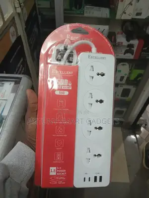 Excellent 4 Way Extension Socket