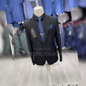 Black High Executive Men's Blazers