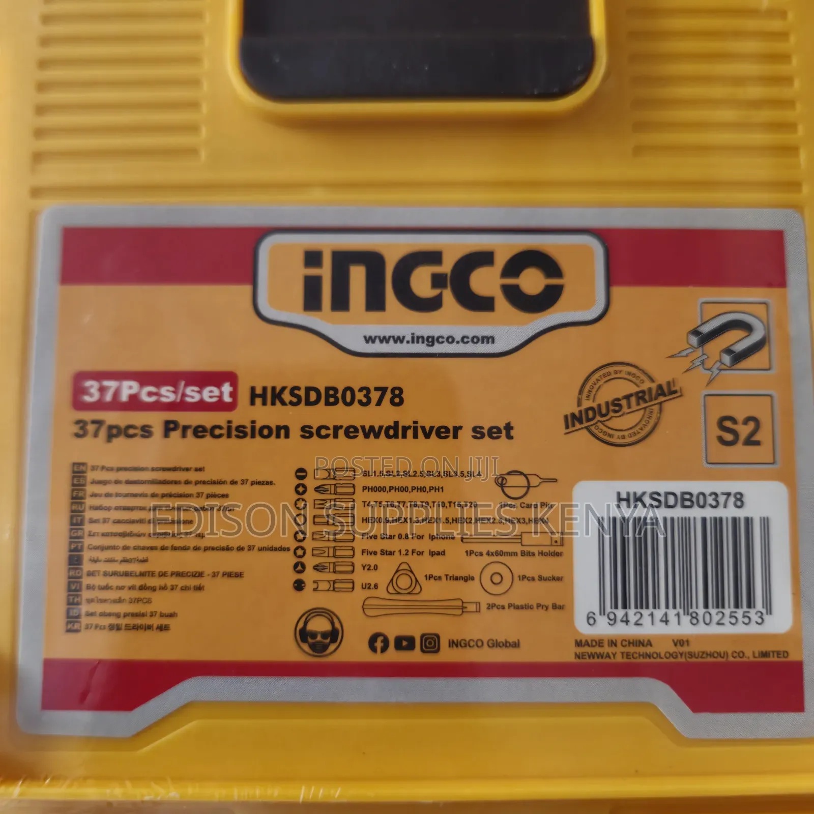 Screwdrivers Ingco 37 PCS Precision Screwdriver Set