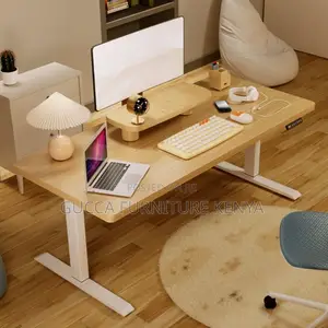 Office Tables:160cm Computer Work Desk With Adaptable Height