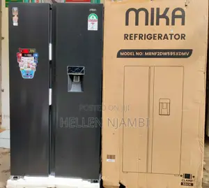 *Mika Fridge 595litres Side by Side No Frost