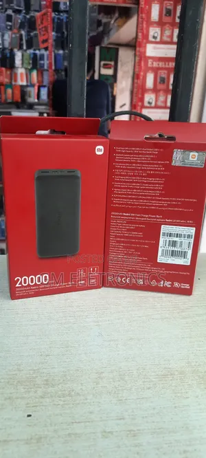 20000mah Redmi Powerbank 18w-Black.