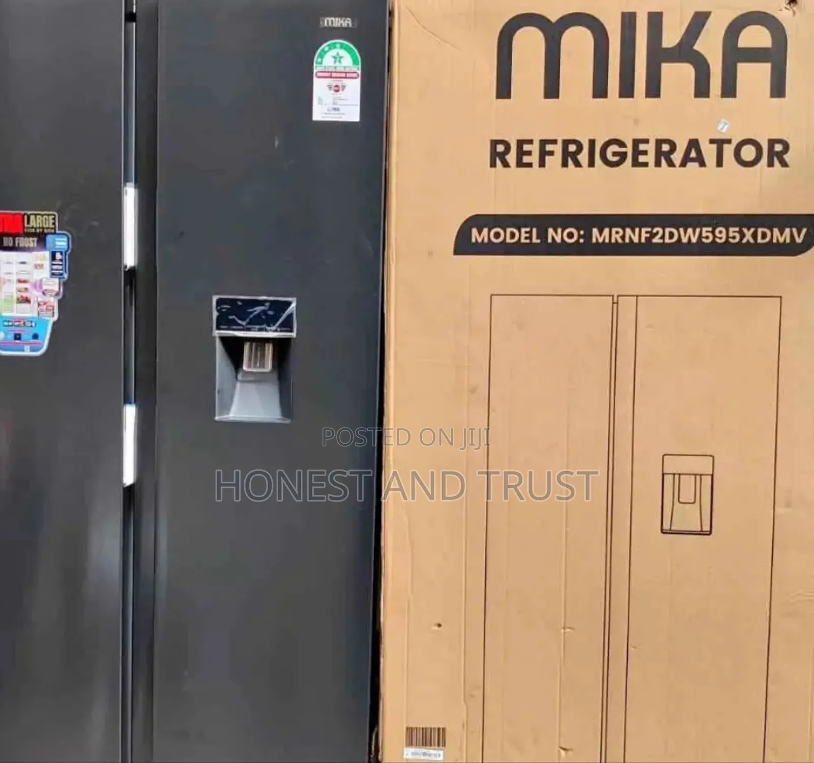 Mika 595 Litres Refrigerator Side by Side