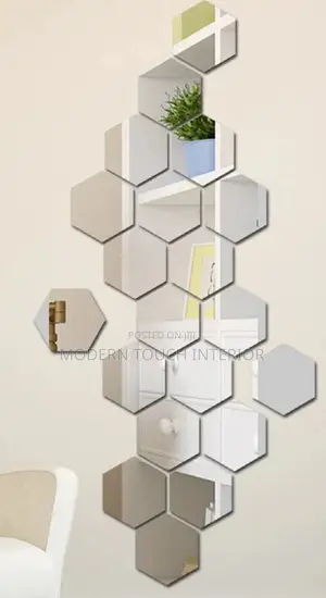 Acrylic Hexagon Mirror