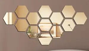 Decorative Hexagon Acrylic Mirror