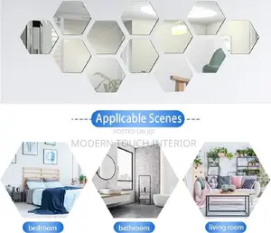 Bold Hexagon Acrylic Mirror