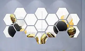 Acrylic Mirror in Hexagon Shape