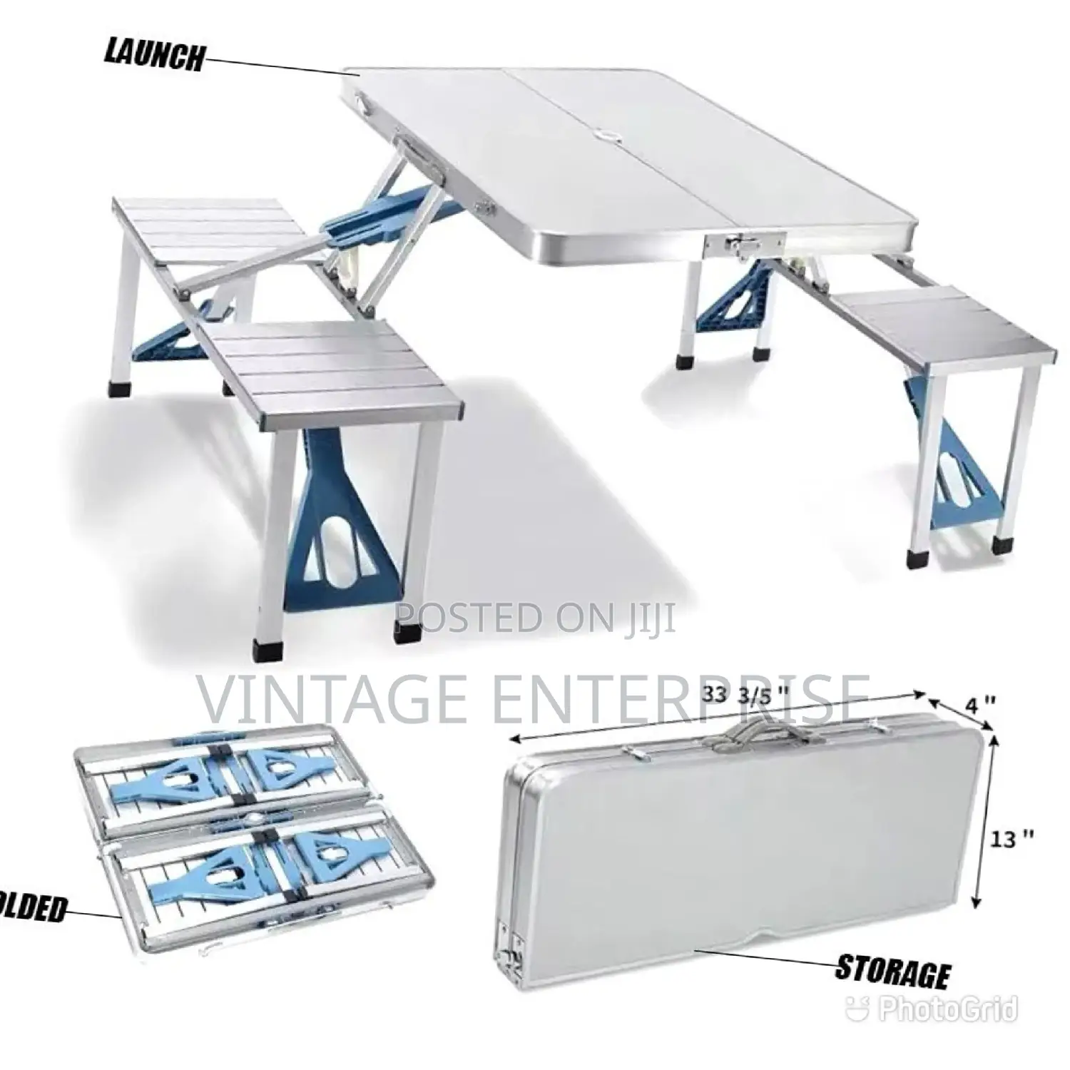 Foldable Adjustable Aluminum Alloy Light Weight Outdoor
