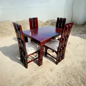 Dining Table, a Pristine Brown Four Seater Dining Set