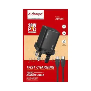 Aldeepo 28w Fast Charger 25w Adapter With Type-C Cable