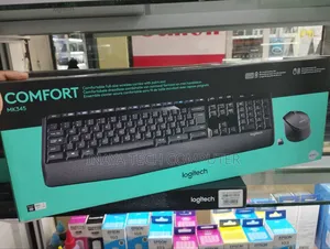 Logitech Mk345 Comfort Wireless Keyboard and Mouse Combo