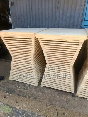 Bar Wooden Table, Square Top 