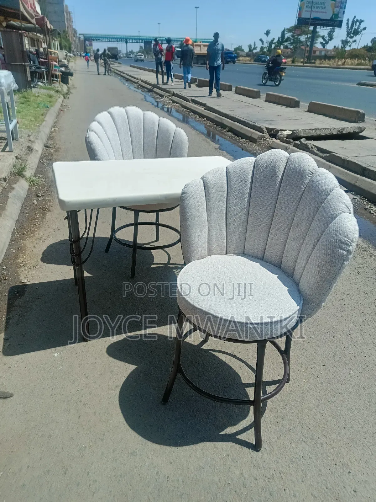 Dinning Table, 2 Seater Cream White 
