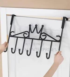 Over the Door Hanger Black