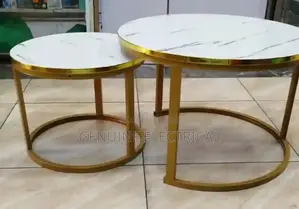 Marble Buffet Table Coffee Table 2-in-1