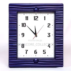 Simple Design Blue Wall Clock
