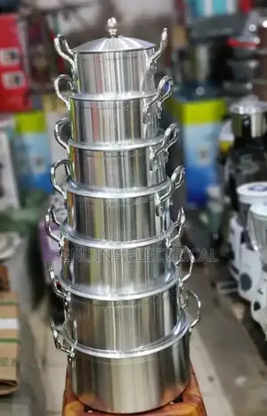 Tornado Tc 14-Pieces Stainless Steel Cooking Pot Set T-14pcs