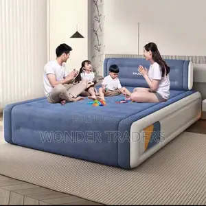 Inflatable Air Bed With Head Rest
With Rechargeable Pump