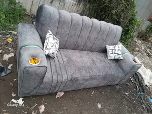 Velvet Morden Grey Three Seater on Sale