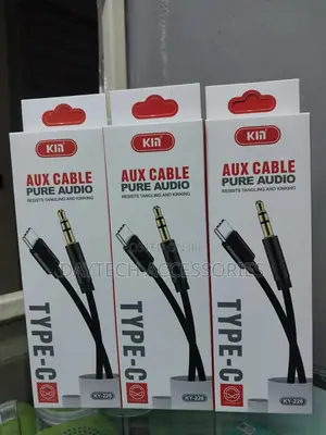 Type-C to 3.5mm Audio Aux Cable
