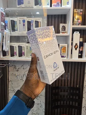 New Tecno Camon 40 Pro 4G 256 GB Black