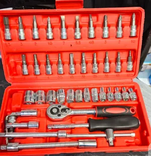 46pcs Chrome Socket Set Screwdriver