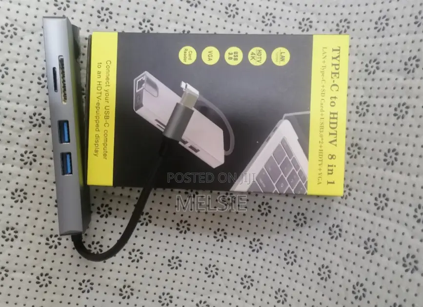 Usb Hub Type-C to HDTV 5 in 1 Adapter