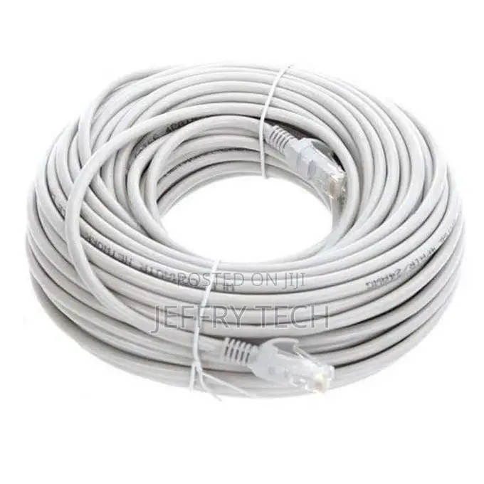 Ethernet Internet Lan Cable With Rj45 Connector 30 Meter