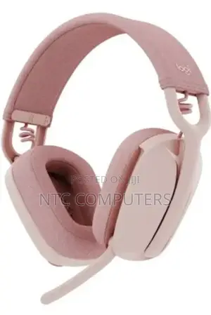 ><Logitech Zone Vibe 100 Bluetooth Headset - Rose