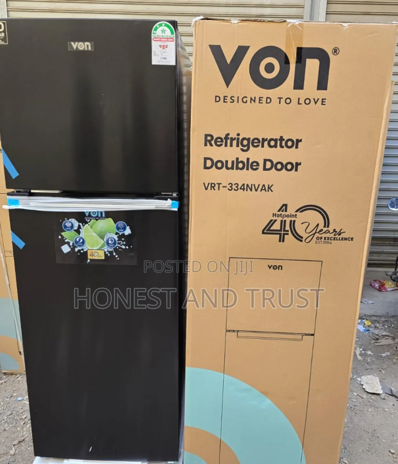 334 Litres No Frost Von Refrigerator