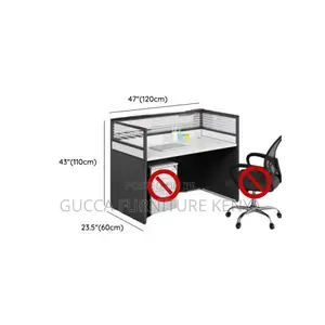 Workstations:Office Single Seater Modular Office Workstation