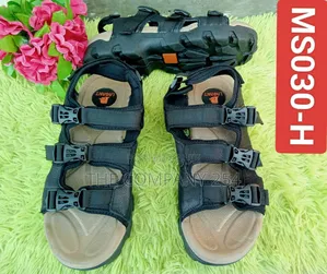 Original Quality Leather Assorted Men Cat Open Slides