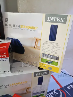 Intex 3*6 Inflatable Mattress+ Free Pump
