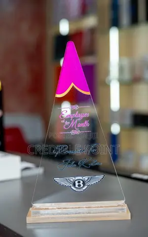 Triangular Shaped Award