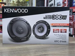 Kenwood 6 Inch 300watts Round Midrange Speakers- A Pair