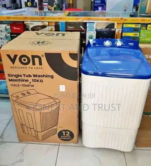 Von Hotpoint 10kg Single Tub Washing Machine Washer Only