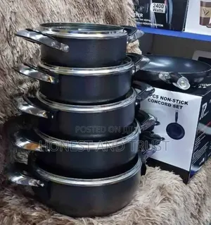 James Pot 10 Pieces Non Stick Cookware Set