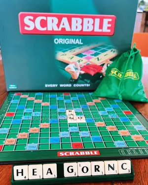 Scrabble Word Board Game for Kids Adults