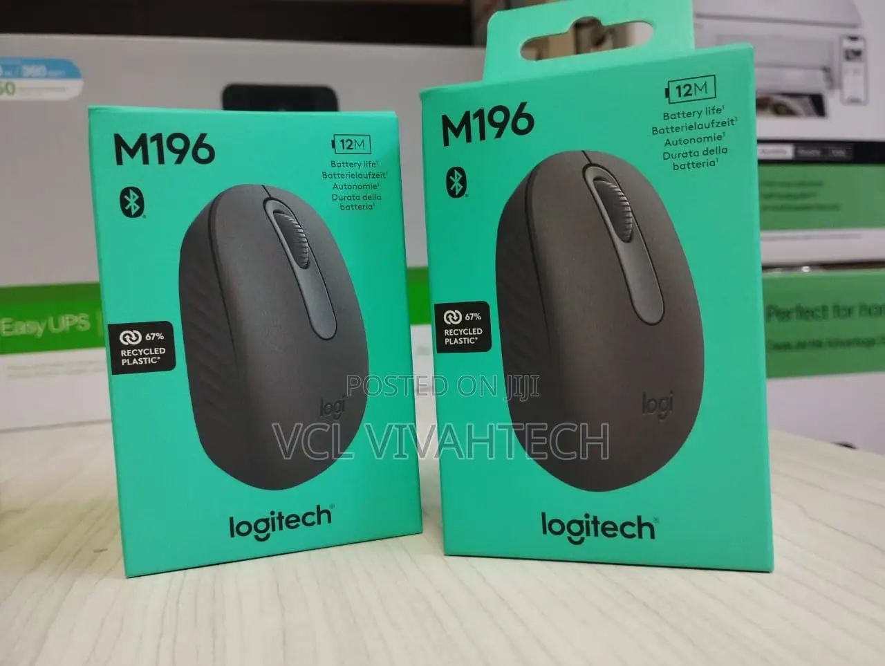 Logitech M196, Graphite - Wireless Mouse
